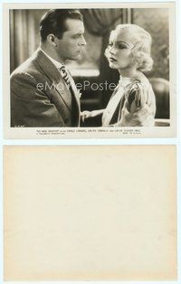 7b533 NO MORE ORCHIDS 8x10.25 still '32 close up of Carole Lombard being held by Lyle Talbot!