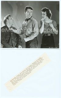 7b538 OF MICE & MEN 7.75x9.5 still '40 Lon Chaney Jr., Burgess Meredith & Betty Field!