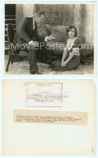 7b602 SADIE THOMPSON 8x10 still '28 minister Lionel Barrymore with prostitute Gloria Swanson!