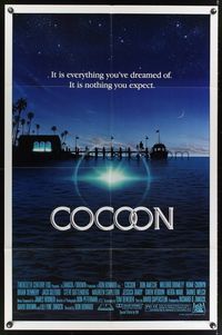 7e171 COCOON 1sh '85 Ron Howard classic, Don Ameche, Wilford Brimley, Tahnee Welch!