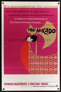 7e579 MIKADO advance 1sh '67 English version of the operetta by Gilbert & Sullivan!