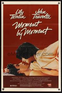 7e588 MOMENT BY MOMENT 1sh '79 directed by Jane Wagner, Lily Tomlin & John Travolta!