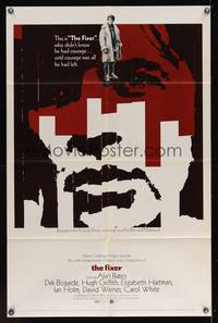 7k228 FIXER 1sh '68 directed by John Frankenheimer, completely different art of Alan Bates!