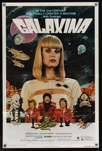 7k245 GALAXINA style B 1sh '80 Dorothy Stratten is a man-made machine with feelings!