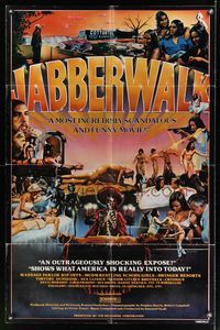 7k333 JABBERWALK 1sh '76 swinger resorts & torture dungeons, really bizarre documentary!