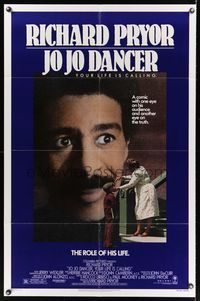 7k341 JO JO DANCER 1sh '86 Richard Pryor in the role of his life, comic biography!