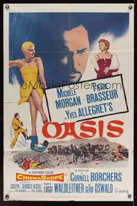 7k535 OASIS 1sh '56 directed by Yves Allegret, Michele Morgan, Pierre Brasseur