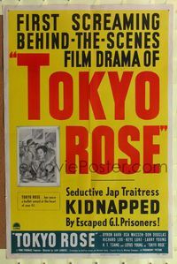 7k781 TOKYO ROSE 1sh '46 escaped G.I. traps treacherous Japanese traitress in World War II!