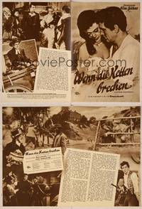 7p173 CAPTAIN LIGHTFOOT German program '55 different images of Rock Hudson & Barbara Rush!