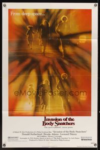 7s507 INVASION OF THE BODY SNATCHERS 1sh '78 Philip Kaufman classic remake of deep space invaders!