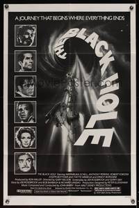 8b196 BLACK HOLE 1sh '79 Disney sci-fi, Schell, Anthony Perkins, Robert Forster & Yvette Mimieux!