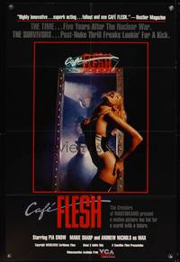 8b217 CAFE FLESH 1sh '82 five years after nuclear war, post-nuke thrill freaks looking for a kick!