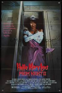 8b348 HELLO MARY LOU: PROM NIGHT 2 1sh '87 she wants to be prom queen even if it kills her again!