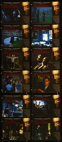 8b752 HANNIBAL 12 int'l LCs '00 Anthony Hopkins as Dr. Lector, Ray Liotta, Julianne Moore