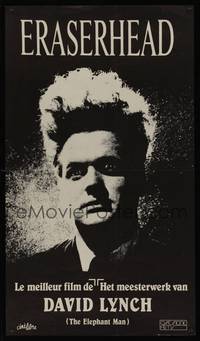 8c237 ERASERHEAD Belgian '80s directed by David Lynch, Jack Nance, surreal fantasy horror!