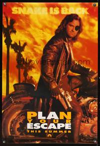 8c511 ESCAPE FROM L.A. teaser 1sh '96 John Carpenter, Kurt Russell returns as Snake Plissken!