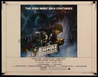 8c091 EMPIRE STRIKES BACK 1/2sh '80 George Lucas, GWTW style artwork by Roger Kastel!