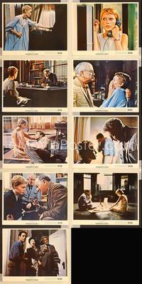 8d243 ROSEMARY'S BABY 9 color 8x10 stills '68 Roman Polanski, Mia Farrow, John Cassavetes, Gordon