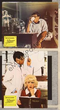 8d130 NUTTY PROFESSOR 2 German LCs R70s wacky Jerry Lewis directs & stars w/pretty Stella Stevens!