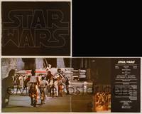 8d170 STAR WARS 11x14 exhibitor brochure '77 color images from Lucas' classic film!