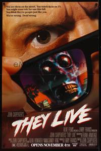 8f398 THEY LIVE half subway '88 Rowdy Roddy Piper, John Carpenter, cool horror image!