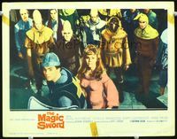 8j497 MAGIC SWORD LC '61 Gary Lockwood & sexy Anne Helm with wacky conehead guys!