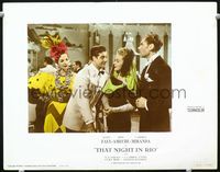 8j733 THAT NIGHT IN RIO photolobby '41 close up of Alice Faye, Ameche, Carmen Miranda & Kinskey!