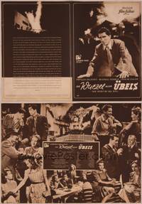 8k162 ROOT OF ALL EVIL German program '49 Calvert & Michael Rennie want money more than love!