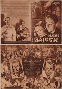 8k163 SAIGON German program '48 different images of Alan Ladd & sexy Veronica Lake!