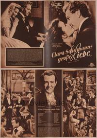 8k168 SONG OF LOVE German program '47 different images of Katharine Hepburn & Paul Henreid!