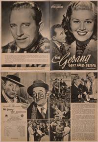 8k176 WELCOME STRANGER German program '49 Bing Crosby, Joan Caulfield, Barry Fitzgerald, different