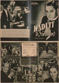 8k177 WINSLOW BOY German program '49 Robert Donat, Cedric Hardwicke, many different images!