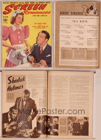 8k110 SCREEN ROMANCES magazine October 1939, art of Irene Dunne & Charles Boyer by Earl Christy!