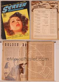 8k109 SCREEN ROMANCES magazine September 1939, art of Nancy Kelly from Stanley & Livingstone!