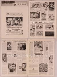 9f215 FOREVER DARLING pressbook '56 Desi Arnaz, Lucille Ball, I Love Lucy!