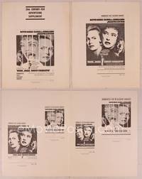 9f268 HUSH...HUSH, SWEET CHARLOTTE pressbook ad supplement '65 Bette Davis, Robert Aldrich!