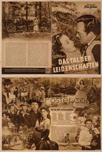 9s173 TAP ROOTS German program '51 Susan Hayward, Van Heflin, completely different images!