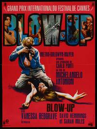 9t583 BLOW-UP French 23x31 R69 Michelangelo Antonioni, art of David Hemmings by Kerfyser!