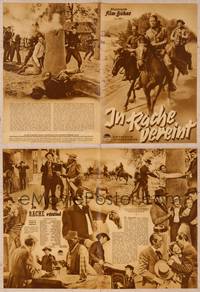 9w145 GREAT MISSOURI RAID German program '51 Wendell Corey, Macdonald Carey, different images!