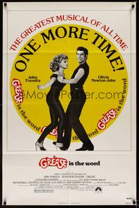 9x304 GREASE 1sh R80 John Travolta & Olivia Newton-John in most classic musical!