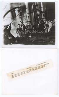 9y111 CRUEL SEA 8x10 still '53 Jack Hawkins & other crew members on board British ship!