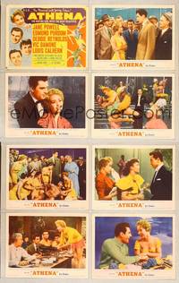 1e087 ATHENA 8 LCs '54 nature girl Jane Powell, Debbie Reynolds, Edmund Purdom!