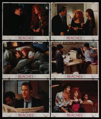 1e659 BEACHES 6 LCs '88 Bette Midler, Barbara Hershey, John Heard!