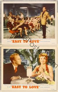 1e978 EASY TO LOVE 2 LCs '53 sexy swimmer Esther Williams, Van Johnson & Tony Martin!