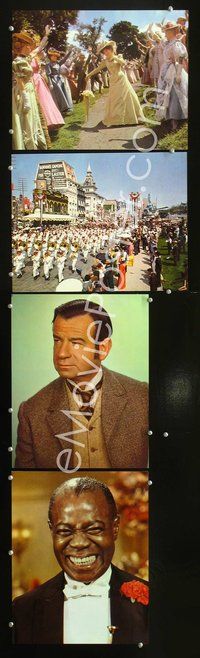 1e813 HELLO DOLLY 4 color 11x14s '70 Barbra Streisand, Walter Matthau, Louis Armstrong!