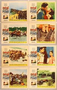 1e575 WAR & PEACE 8 LCs R63 Audrey Hepburn, Henry Fonda & Mel Ferrer, Leo Tolstoy epic!