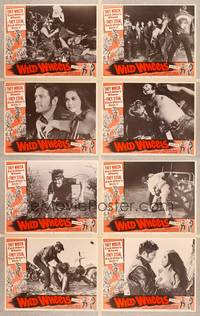 1e589 WILD WHEELS 8 LCs '69 teen rebels who wreck each other's wheels & steal each other's girls!