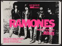 1m337 RAMONES ROCKET TO RUSSIA British quad '77 Dee Dee, Johnny, Joey & Tommy + Rezillos live!