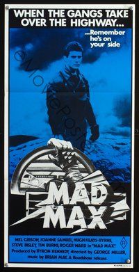 1s475 MAD MAX Aust daybill R81 Mel Gibson, George Miller Australian sci-fi classic!