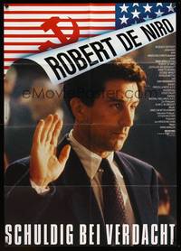 1s247 GUILTY BY SUSPICION German '91 Annette Bening, great close-up of Robert De Niro